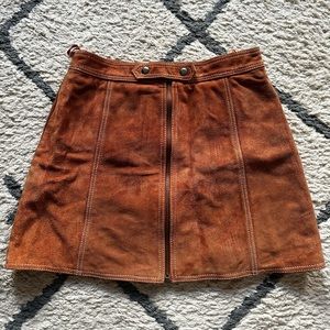 Topshop | Suede Skirt | Size M